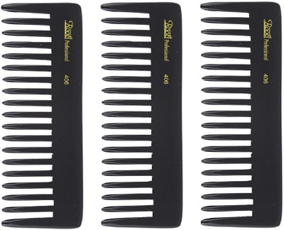 

Roots Professional Detangling Combs - Black - Pack of 3