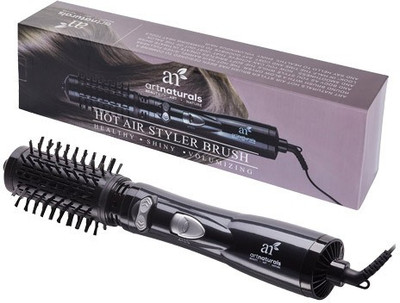

Art Naturals Rotating / Spinning Hot Air Styling Hair Brush 2 in 1 Styler & Dryer Hair Curler(Black)