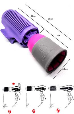 

Out Of Box Amazing Roller Tool Hair Curler(Pink,Blue)