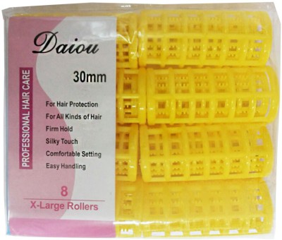 62% OFF on Daiou XL Rollers 30mm Hair Curler(Yellow) on Flipkart |  