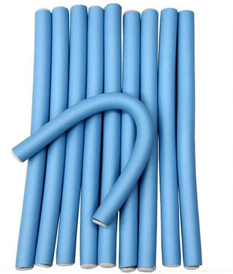 

Out Of Box Roller Self Holing 10 Pieces Hair Curler(Blue)