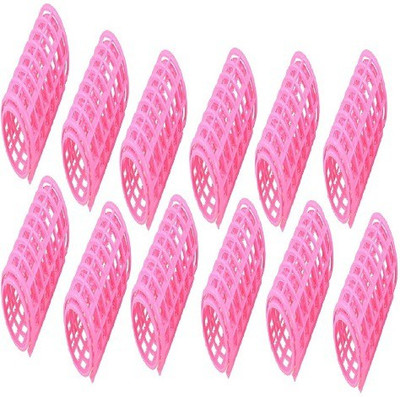 

Styler Small 20mm Self Holding Roller Pack Of 12 Hair Curler(Pink)