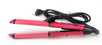 

KASCN ORIGINAL ROLER TYPE 2 IN 1 HAIR BEAUTY SET CURLER AND STRAIGHTENER Hair Curler(Pink)
