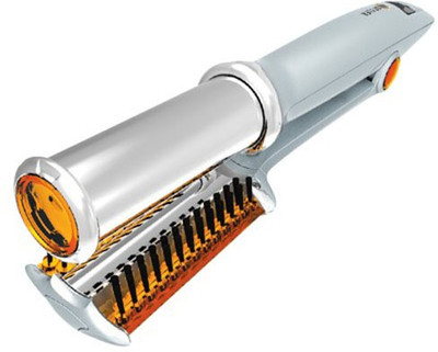 Divinext Instyler Rotating Iron Straightener And Curling In Styler Hair Curler(Silver)