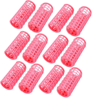 

HomeoCulture Plastic Hair rollers Hair Accessory Set(Pink)