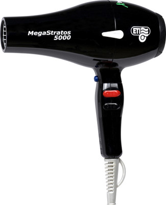 

ETI Italy 5000 Professional 2500 Watts AC Motor Mega Stratos Hair Dryer(Black)