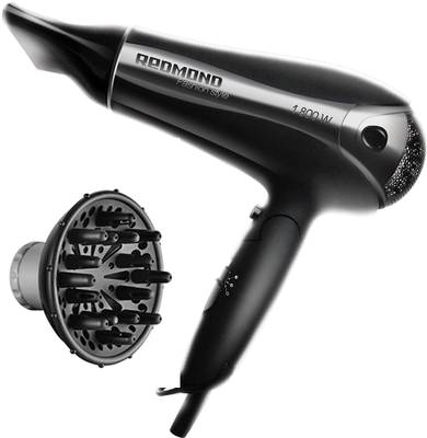 REDMOND Care with Cool Shot button RF-515 Hair Dryer (Black) 