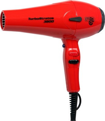 

ETI Italy 3800 Professional 2400 Watts AC Motor Turbo Strat Hair Dryer(Red)