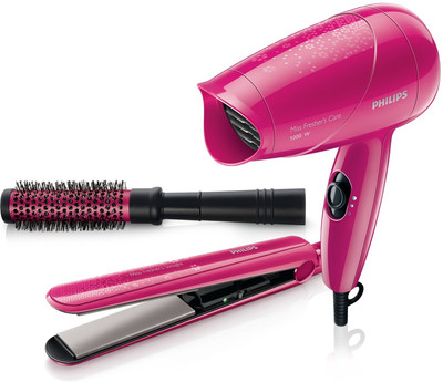 

Philips Miss Fresher's Styling Kit HP8647/40 Hair Dryer(Pink)