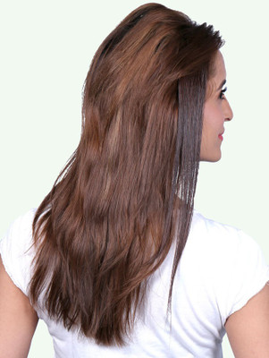 

Krome #2 Darkest Brown Single Remy Bleached Stitched Human Extensions 16 Inches Hair Extension
