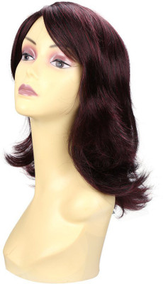 

Wig-O-Mania Sheeba Syn Fibre Medium Stylish Deep Dark Burgandy Hair Extension