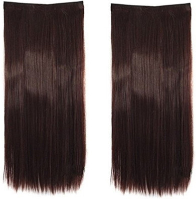 

Majik Synthetic Set of 2 Dark Brown 24 Inches Hair Extension