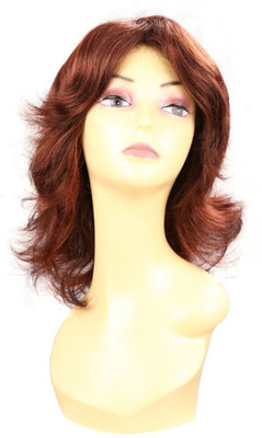 

Wig-O-Mania Roxy Syn Fibre Medium Style Piece Mahagony Rusty Red Hair Extension