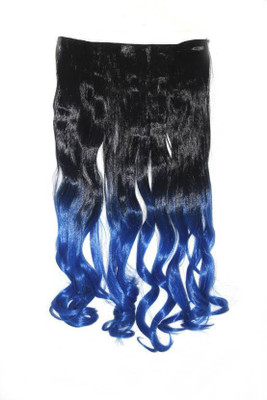 

Luv-Li Professional Styling Wavy Curls In Black and Blue Hair Extension