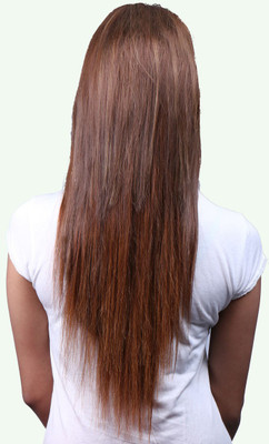 

Krome Mousy Brown Full Head 120 Grams Remy Bleached Stitched Human Extensions 20 Inches Hair Extension