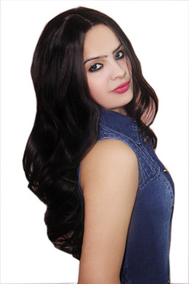 

Ritzkart Original Korean Fiber Synthetic Wig Black natural Heavy Long Hair Extension