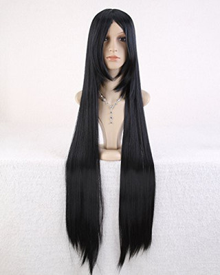 

Cool2day 40 Long Straight Costume Play Party Full Wig Pluswig Cap Hair Extension