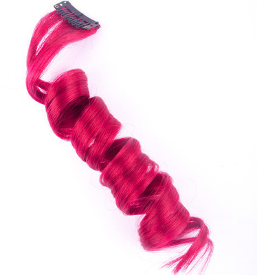 

Majik Signle Clip in Streaks Curly Hair Extension