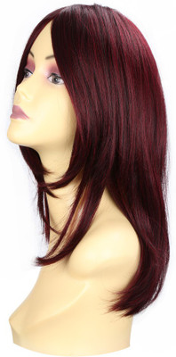 

Wig-O-Mania Helene High Heat Mono at Parting 2.Burg Hair Extension