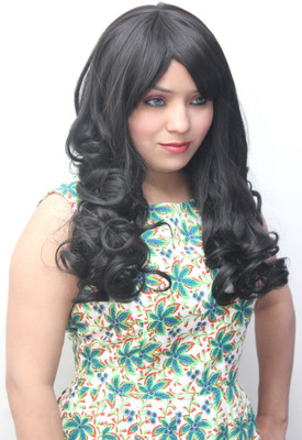 

Ritzkart Women Fibre Synthetic Natural wavy curly Long wig Hair Extension