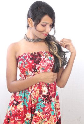 

Ritzkart back ponytail mix dark brown and golde curly style Hair Extension