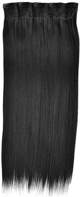 

Majik Best Quality Single Pcs Synthetic 24 inch Black Hair Extension