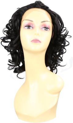 

Wig-O-Mania Terry Synthetic Fibre Lace Front Natural Black Hair Extension