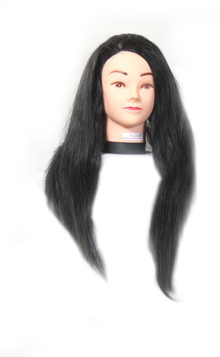 

Ritzkart Soft 24 inch Long Black / Styling / Cutting dummy for For Beginners Hair Extension