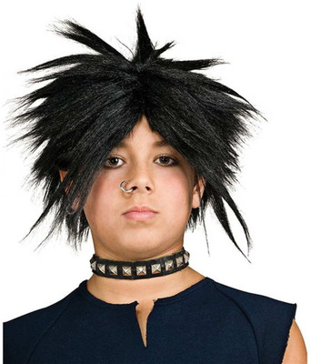

Rubies Spiker Wig Kids Black Hair Extension