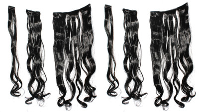 

Ritzkart 6pc multi Curly Hair Extension