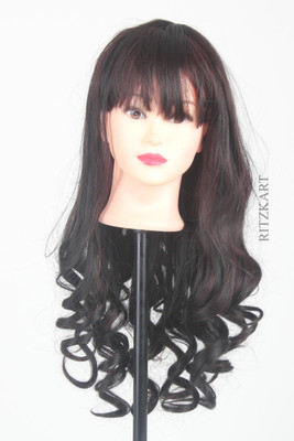 

Ritzkart Women Fibre Synthetic wavy curly Long hair wig Hair Extension