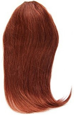 Majik SO real hair fringes Burgandy Hair Extension