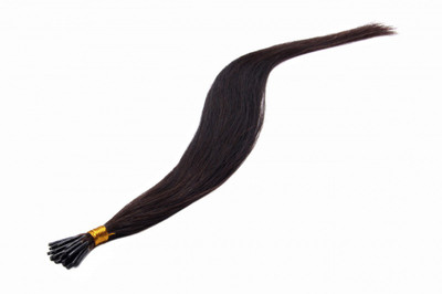 

Krome #2 Darkest Brown I-Tips Remy Bleached Human Pre Bonded Tips Extensions 20 Inches Hair Extension