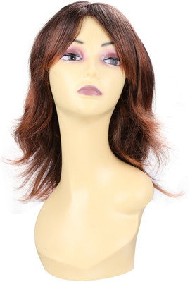 

Wig-O-Mania Sheeba Syn Fibre Medium Stylish Warm Brown With Rusty Red Hair Extension