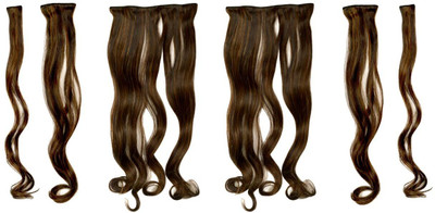 

Blossom Imported Quality 6pc set curly wavy 24 inch Hair Extension