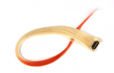 

Krome Neon Rust Single Remy Bleached Stitched Human Extensions 18 Inches Hair Extension