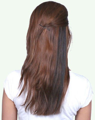 

Krome Natural Black Single Remy Thinned Stitched Human Extensions 22 Inches Hair Extension