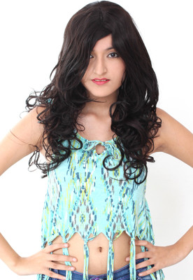 

Ritzkart Women Fibre Synthetic Natural wavy curly Long wig Hair Extension