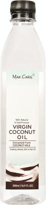 Maxcare Virgin Coconut (Cold Pressed) Hair Oil(500 ml) available at flipkart for Rs.335