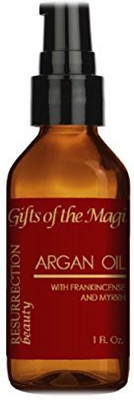 

Resurrection Beauty and Myrrh Argan Oil For Skin, Hair, Nails and Scars, Pure Organic 1oz Hair Oil(29.57 ml)
