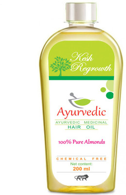 

Kesh Regrowth Pure Almonds Ayurvedic medicinal Hair Oil(200 ml)