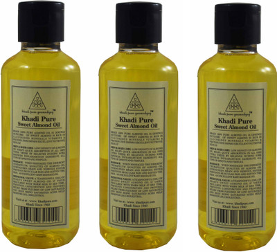 

Khadi Pure NATURAL SWEET ALMOND OIL Hair Oil(630 ml)