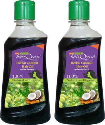

Hairocare Herbal Coconut - Pack of 2 x 200 ml Hair Oil(400 ml)