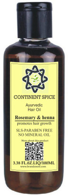 

Continent Spice Rosemary & Heena Hair Growth Oil With Scalp Scrub Hair Oil(100 ml)