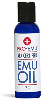 

Pro Emu EMU OIL (2 oz) All Natural Emu Oil - AEA Certified - Made In USA - Best All Natural Oil for Face, Skin, Hair and Nails. Excellent for Dry Skin, Burns, Sunburns, Scars, Muscles and Joints Hair Oil(56 g)