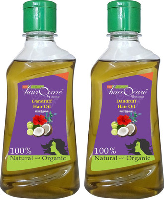 

Hairocare Dandruff - Tamil Traditional Care - Pack of 2 x 200 ml Hair Oil(400 ml)