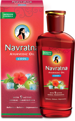 

Navratna Ayurvedic Cool With 9 Active Herbal Ingredients Hair Oil(500 ml)
