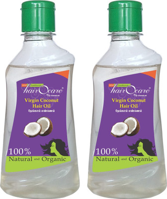 

Hairocare Virgin Coconut - Healthiest one on the earth - Pack of 2 x 200 ml Hair Oil(400 ml)