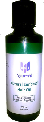 

BUI Ayurved Natural Enriched Hair Oil(200 ml)