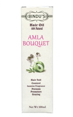 Bindu's Amla Bouquet Hair Oil(100 ml) Lowest Price in Tumkur , India-  Reviews, Features, Specification, Cheapest Cost Buy in INR Online.